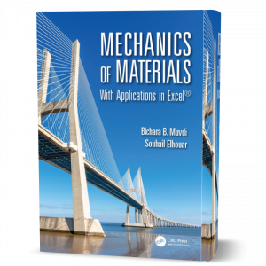 download free Mechanics of materials : with applications in Excel , author Bichara B. Muvdi, Souhail Elhouar book in pdf format