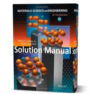 William D. Callister materials science and engineering an introduction 9th edition solutions manual pdf | solution