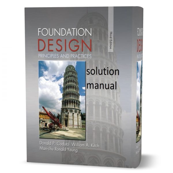 foundation design principles and practices Donald Coduto 3rd edition