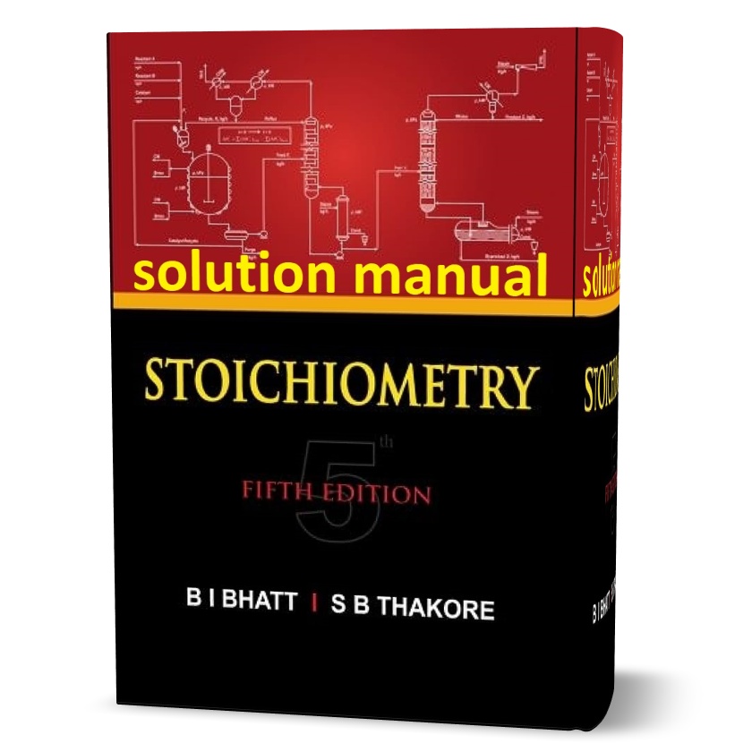 Downlaod free Stoichiometry 5th edition B I Bhatt & S B Thakore solutions manual pdf | all problem answers and solution