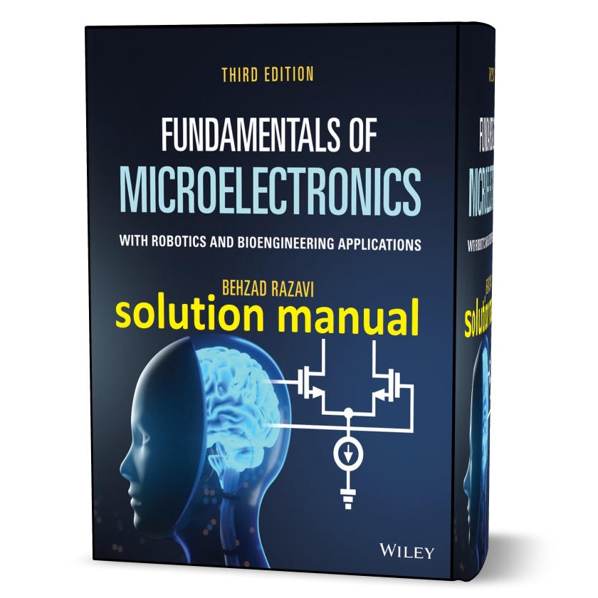 Download free Fundamentals of microelectronics Behzad Razavi 3rd edition solutions manual pdf