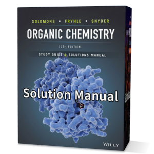 Download free pdf of Organic chemistry Solomons 13th edition study guide & solutions manual T.W. Graham Solomons, Craig B. Fryhle, Scott A. Snyder 2022 gioumeh